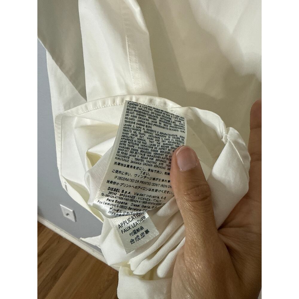 Diesel Black Gold Button Down Pocket Shirt Large - Picture 7 of 9